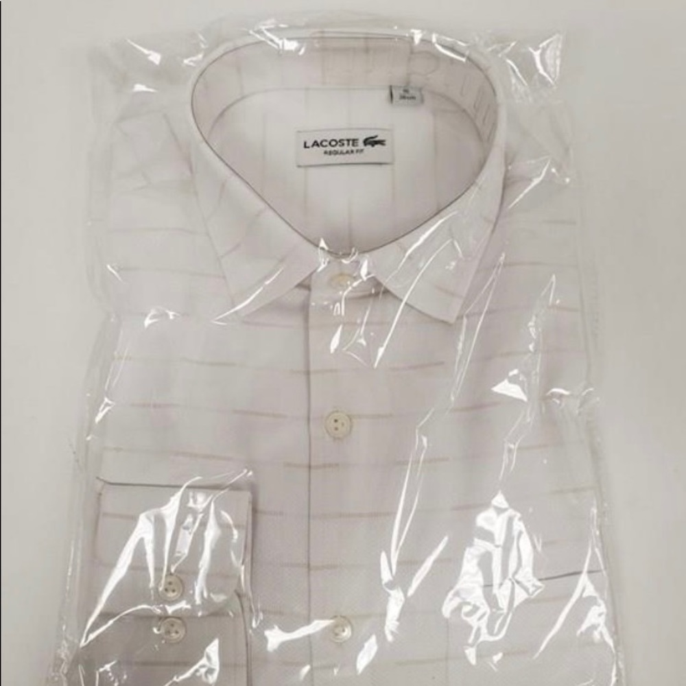 NWT Lacoste dress shirt 38